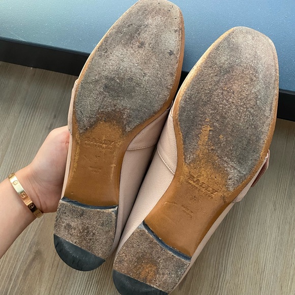 Bally Janelle Women’s Leather Slipper Rose/ Beige - Picture 8 of 12